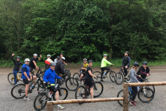 Mountainbikeholdet på tur
